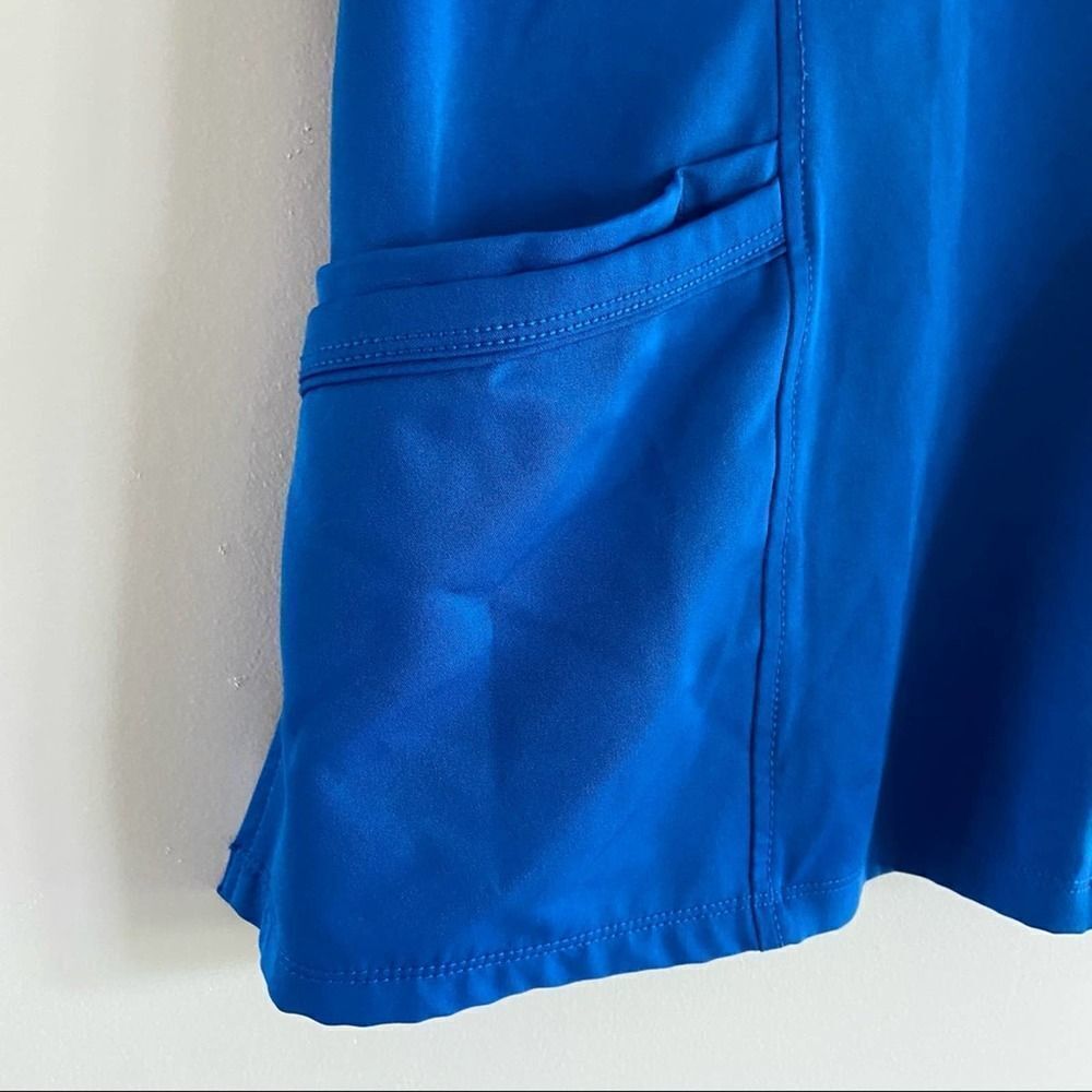 Healing Hands HH Works Blue Scrub Top Size XS - Picture 4 of 5
